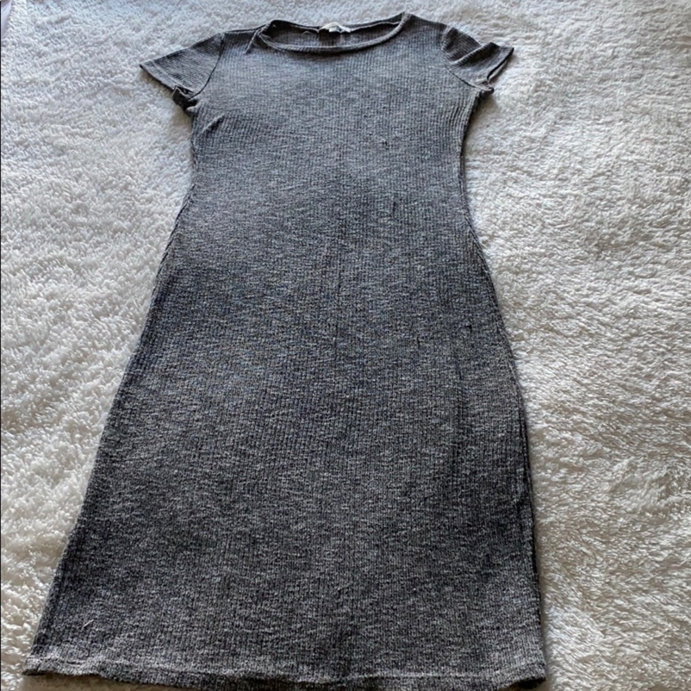 Charlotte Russe Gray Midi Dress